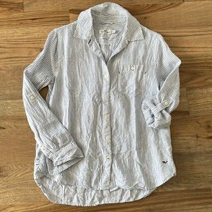 Vineyard Vines Linen Button Down